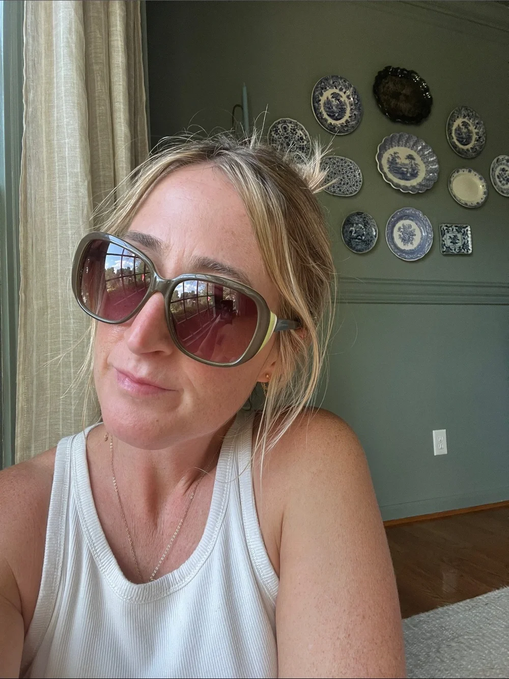 Marc By Marc Jacobs Olive Green Frame Sunglasses with Brown Lenses